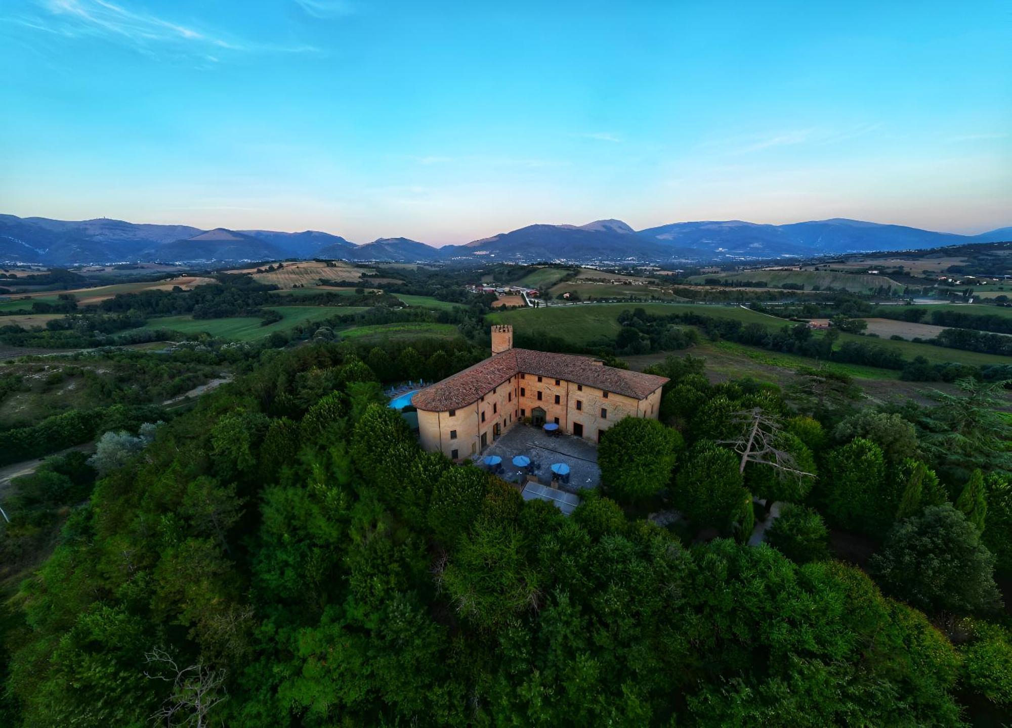 Castello Di Baccaresca Villa Branca Buitenkant foto